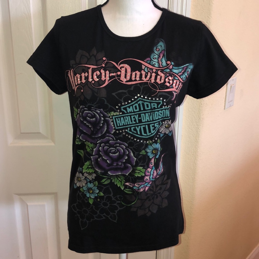 Harley-Davidson Ladies St Kitts Short-sleeve sz L